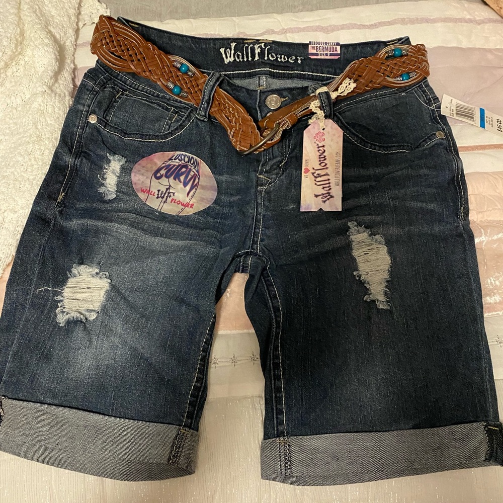 Wallflower Denim Jean Shorts